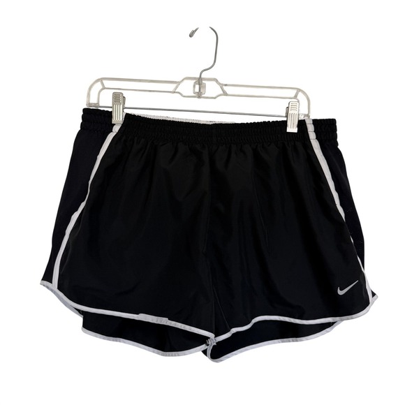 Nike Pants - Nike Dri-FIT Tempo Running Shorts Womens XL Black White Mesh Trim Athletic XL
